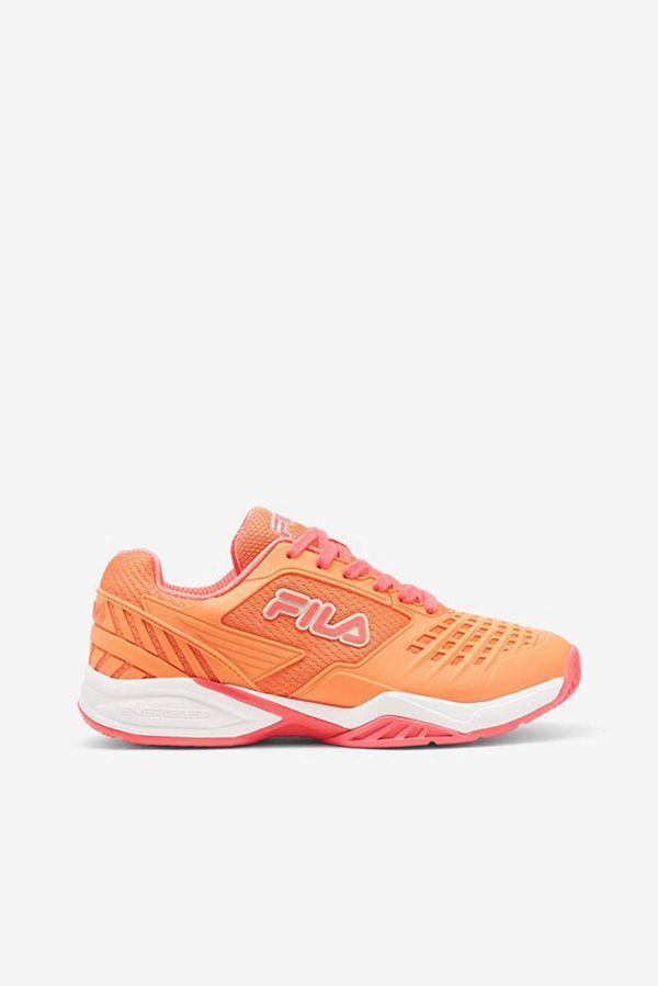 Fila Axilus 2 Energized Women's Tennis Shoes - White/Coral,NZ 376-14386